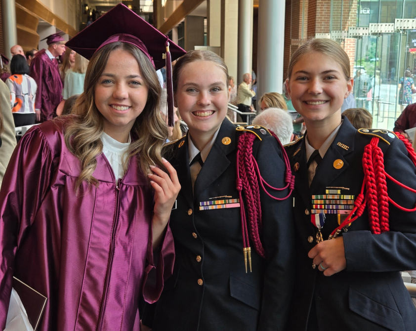 Graduates smiling