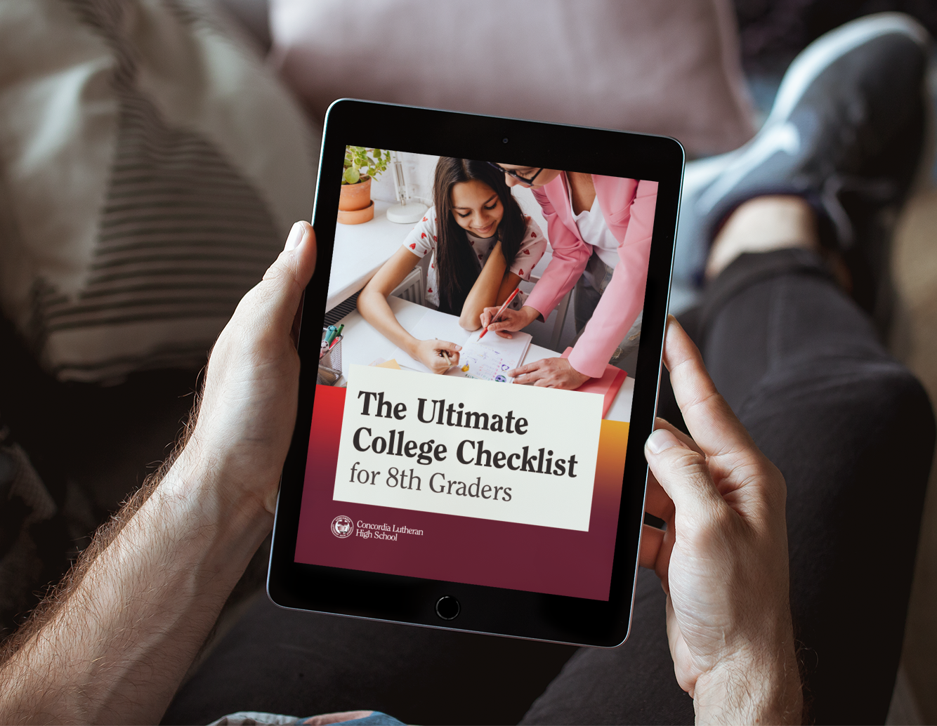 college checklist mockup